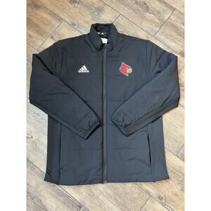 adidas University of Louisville Cardinals Black Jacket Women's Size Large